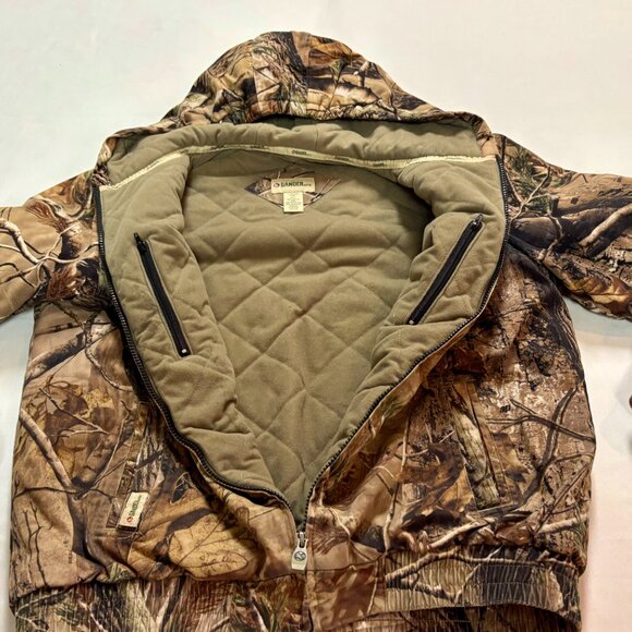 ~~Gander Mtn Realtree Hunting Camo Coat Jacket Youth XXL Hooded Full Zip - Picture 5 of 8